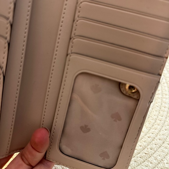 Kate Spade Metallic Gold Slim Wallet - Picture 5 of 10